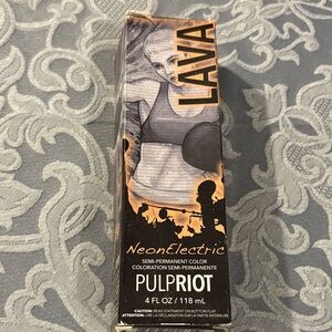 Pulp Riot NeonElectric 'Lava' Semi-Permanent Color - Black & Orange Packaging